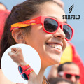 óculos de Sol Enroláveis Sunfold Mundial Spain Red