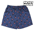 Pijama de Verão Mickey Mouse Cinzento Azul XXL