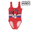 Fato de Banho de Menina Minnie Mouse Vermelho 6 Anos