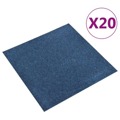 Ladrilhos Carpete para Pisos 20 pcs 5 M² 50x50 cm Azul-escuro