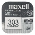 Pilhas Maxell Micro SR0044SW Mxl 303 1,55V