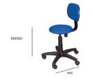 Cadeira Alta de Trabalho com Rodas e Apoio de Pés Multis Big Stitch (cadeiras de Escritório / Estirador)