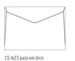 Envelopes Officio C5 162x229mm Brancos Pala em Bico 80Gr