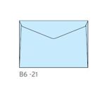 Envelopes B6 Azul Liso 120x176mm 80Gr