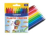 Lapis Cera Campus Plastic Crayon 12cores