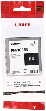 Tinteiro Canon PFI-106BK Preto