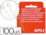 Alfinetes de Sinalizacao Porta-etiquetas - Caixa 100 Unidades