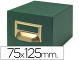 Caixa para Fichas Tela Verde para 1000, 75 X 125 mm