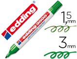 Marcador Edding 3000 Verde Permanente-ponta Redonda 3mm