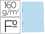 Classificador Folio Azul 3 Pestanas Plastificada 160 gr