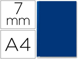 Capa de Encadernação Leitz Opaca Rigida Lombada a de 7 mm Azul de 36 a 70 Folhas
