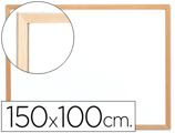 Quadro Branco Q-connect Laminado Caixilho de Madeira 100x150 cm