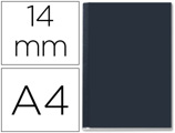 Capa de Encadernação Leitz Opaca Rigida Lombada C de 14 mm Preta de 106 a 140 Folhas