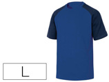T-shirt de Algodao Deltaplus Cor Azul Formato L