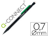Lapiseira Q-connect 0.7 mm com 3 Minas Corpo Preto com Clip Verde