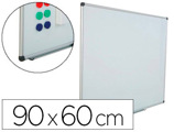 Quadro Branco Rocada Aco Vitrificado Magnético Moldura Aluminio e Cantos Pvc 90x60 cm Inclui Bandeja para Marcador