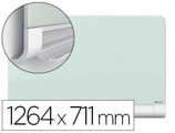 Quadro Branco Nobo Diamond Cristal Magnética Esquinas Redondas 1264x711 mm