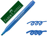 Marcador Faber Fluorescente Textliner 38 Azul