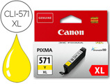 Tinteiro Canon cli-571xl Amarelo Pixma mg6852 / ts6050 / Ts 8050