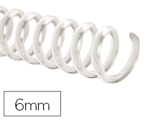 Espiral Q-connect de Plástico Transparente 32 5:1 6mm 1,8mm Caixa de 100 Unidades