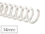 Espiral Q-connect de Plástico Transparente 32 5:1 14mm 1,8mm Caixa de 100 Unidades