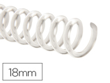 Espiral Q-connect de Plástico Transparente 32 5:1 18mm 2mm Caixa de 100 Unidades