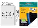 Capa de Encadernação Fellowes Polipropileno Din A4 Preta 450 Microns Pack de 100 Unidades