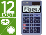 Calculadora Casio sl-320ter Bolso 12 Digitos Tax +/- Conversão Moeda Tecla Duplo Zero Cor Azul