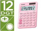 Calculadora Casio ms-20uc-pk Secretária 12 Digitos Tax +/- Cor Rosa
