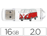 Pen Drive Techonetech Flash Drive 16 GB 2.0 Camper Van-van