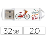 Pen Drive Techonetech Flash Drive 32 GB 2.0 Be Bike