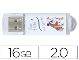 PenDrive Techonetech Flash Drive 16 GB 2.0 Que Vida Mas Perra