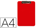 Prancheta Q-connect Plástico Din A4 Vermelho 2,5mm
