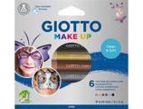 Conjunto Giotto Make Up 6 Lápis Cosmeticos Cores Metálicas