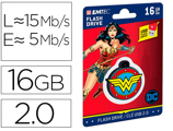 PenDrive USB Emtec Flash 16 GB USB 2.0 Collector Wonder Woman