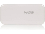Hub Ngs Ihub USB 2.0 com 4 portas na cor branca