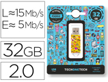PenDrive USB Tech One Tech Emojitech Emojis 32 GB