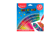 Lápis de Cor Maped Color Peps Star Caixa de 72 Cores Sortidas