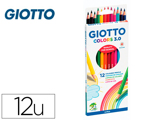 Lapices de Colores Giotto Colors 3.0 Caixa de 12 Colores Mina 3 mm
