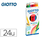 Lapices de Colores Giotto Colors 3.0 Caixa de 24 Colores Mina 3 mm