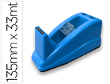 Desenrolador Secretária Q-connect Plástico para Fitas de 33 mt Cor Azul 135x58x60 mm
