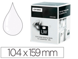 Etiqueta Adesiva Dymo Labelwriter para Envio 104x159 mm Branca para Impressoras 4xl e 5xl