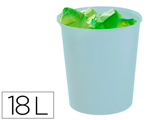 Cesto de Papeis Archivo 2000 Ecogreen Plástico 100% Reciclavel 18 Litros Cor Azul Pastel