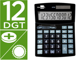 Calculadora de Secretária xf29 12 Digitos Solar e Pilhas Cor Preto 190x140x30 mm