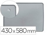 Quadro Nobo Magnético para a Casa Moldura Slim em Aco Prata 430x580 mm