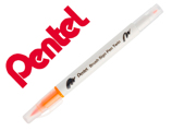 Pincel Pentel Brush Sign Pen com Ponta Dupla Cor Ocre
