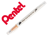 Pincel Pentel Brush Sign Pen com Ponta Dupla Cor Bege