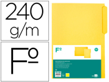 Classificador Cartolina Folio Pestana Inferior 240g/m2 Amarelo