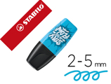 Marcador Stabilo Boss Mini Fluorescente By Snooze One Azul