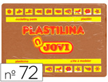 Plasticina Jovi 72 350 gr Castanho